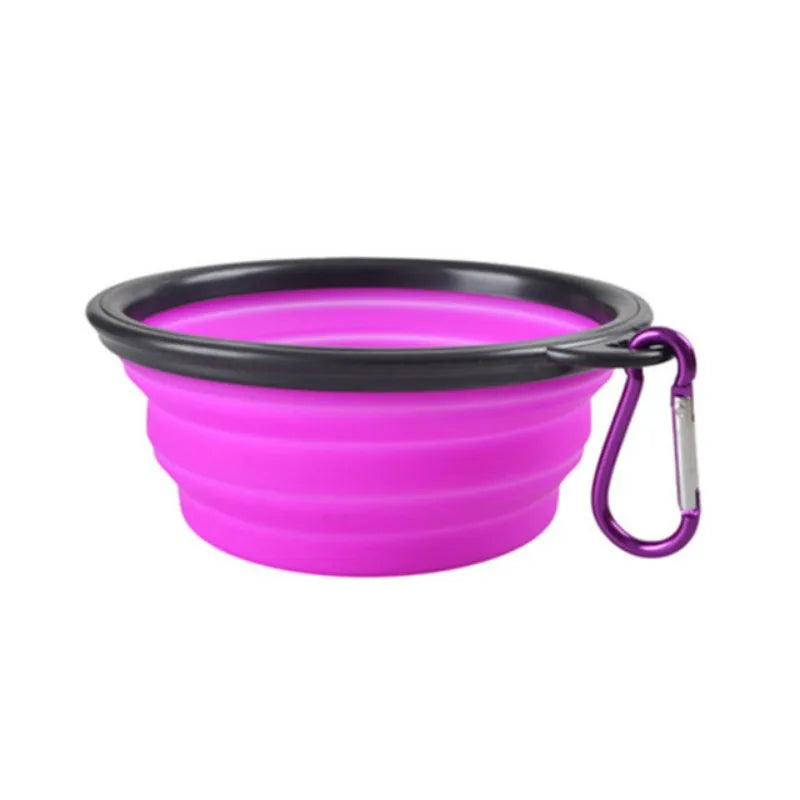 Portable Collapsible Pet Bowl 🥣 | Travel Silicone Food & Water Bowl