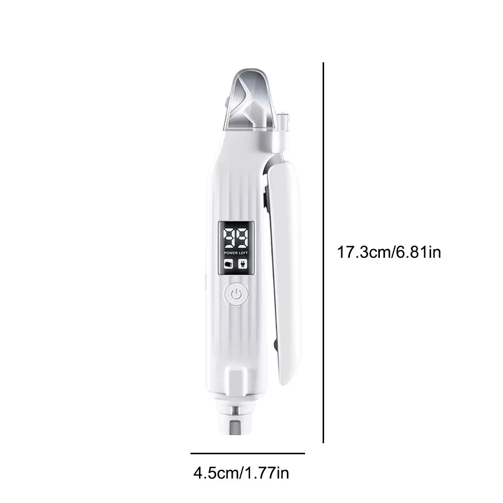 2-in-1 Electric Pet Nail Grinder ✂️ | LED Light & Quiet Motor