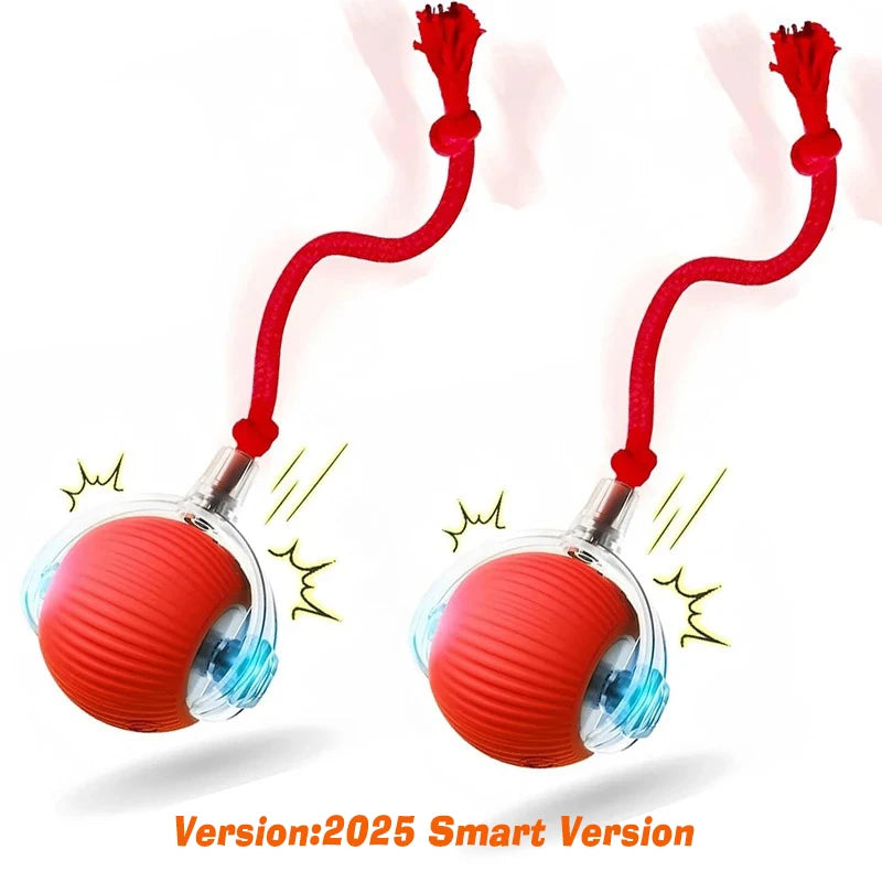 Smart Interactive Dog Ball 🎾 | Auto-Rolling & Rechargeable Toy
