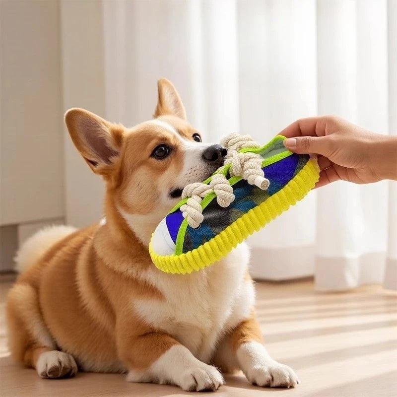 Durable Dog Chew Toy 🦴 | Teeth-Cleaning Rope Toy