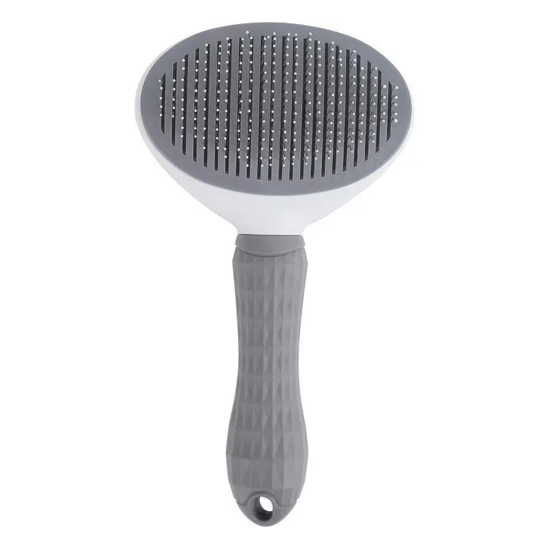 Self-Cleaning Slicker Brush 🪮 | Easy Deshedding Pet Grooming