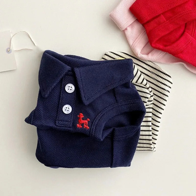 Cute Dog Polo Shirt 👕 | Soft & Breathable Pet Outfit