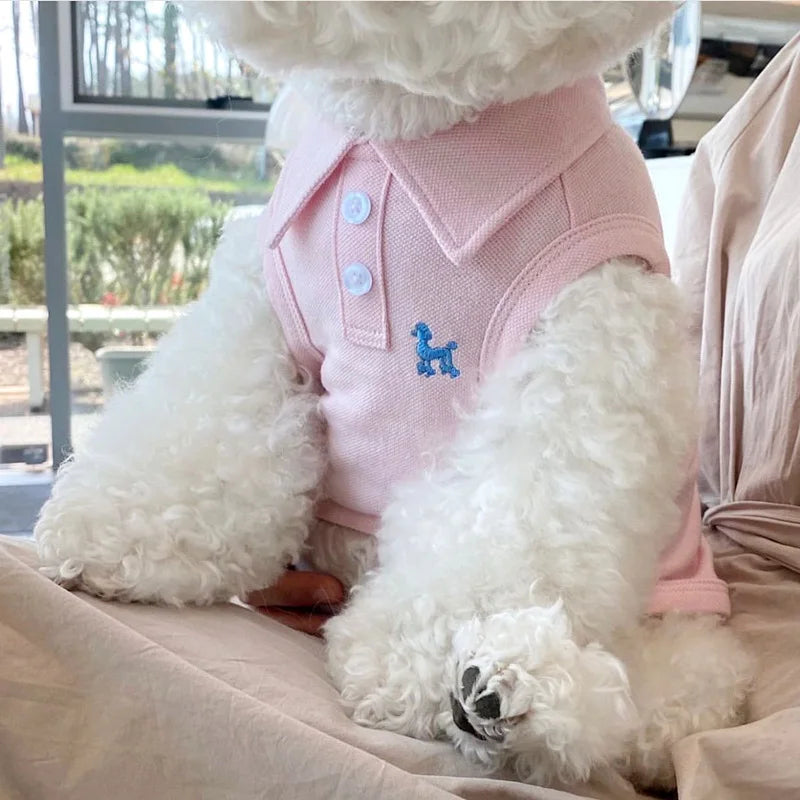 Cute Dog Polo Shirt 👕 | Soft & Breathable Pet Outfit