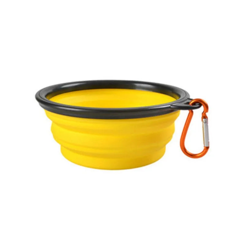 Portable Collapsible Pet Bowl 🥣 | Travel Silicone Food & Water Bowl