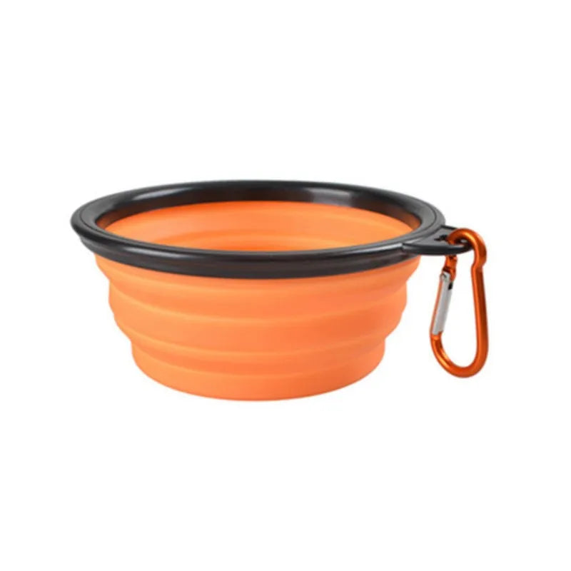 Portable Collapsible Pet Bowl 🥣 | Travel Silicone Food & Water Bowl