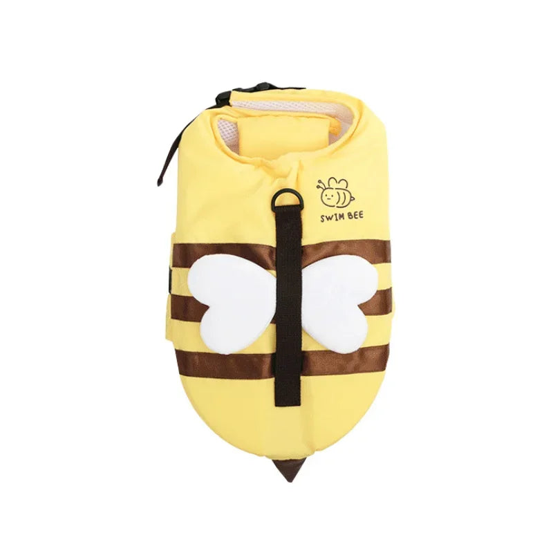Cute Dog Life Jacket 🦺 | Bee Design Pet Swimming Vest