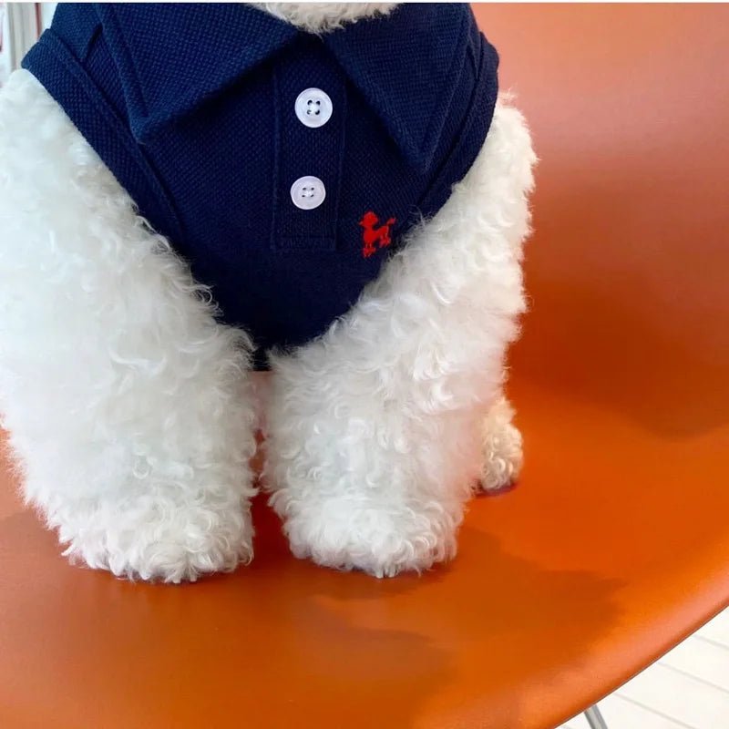 Cute Dog Polo Shirt 👕 | Soft & Breathable Pet Outfit