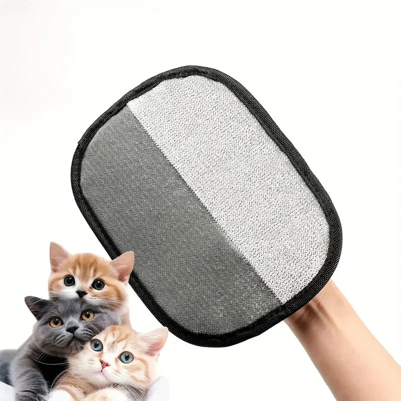 Pet Hair Remover Brush Set 🪮 | 2-Pack Reusable Lint Brushes + Glove
