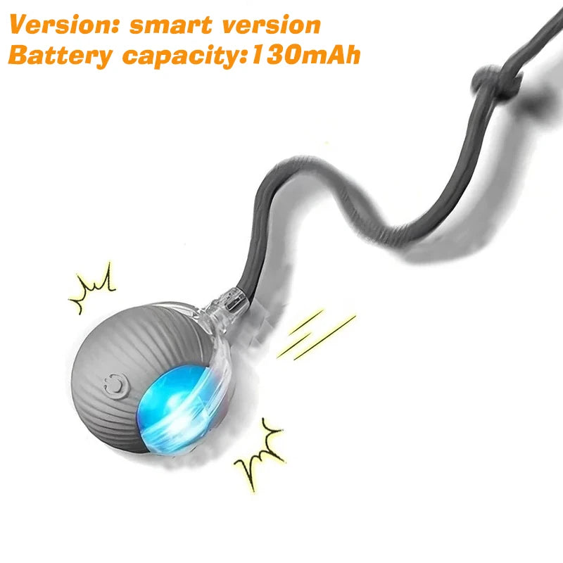Smart Interactive Dog Ball 🎾 | Auto-Rolling & Rechargeable Toy
