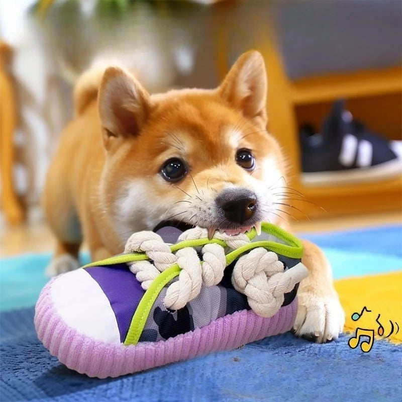 Durable Dog Chew Toy 🦴 | Teeth-Cleaning Rope Toy