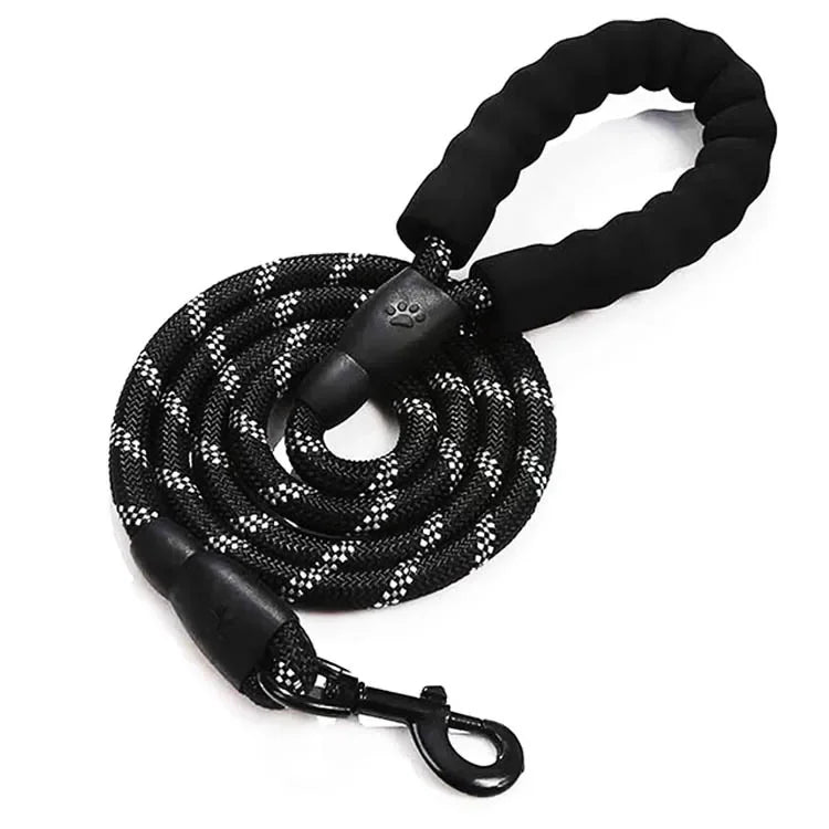 Heavy-Duty Reflective Dog Leash 🐕 | Strong Rope for All Dog Sizes