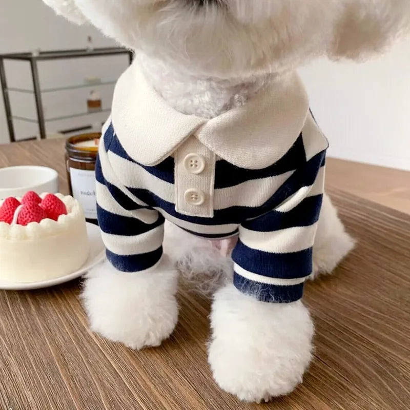 Cute Dog Polo Shirt 👕 | Soft & Breathable Pet Outfit