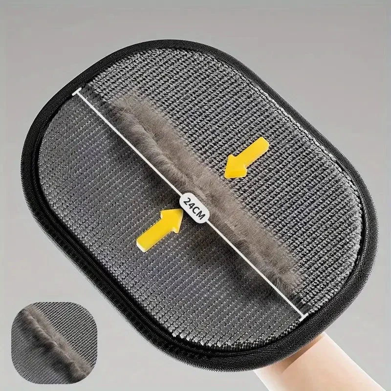 Pet Hair Remover Brush Set 🪮 | 2-Pack Reusable Lint Brushes + Glove