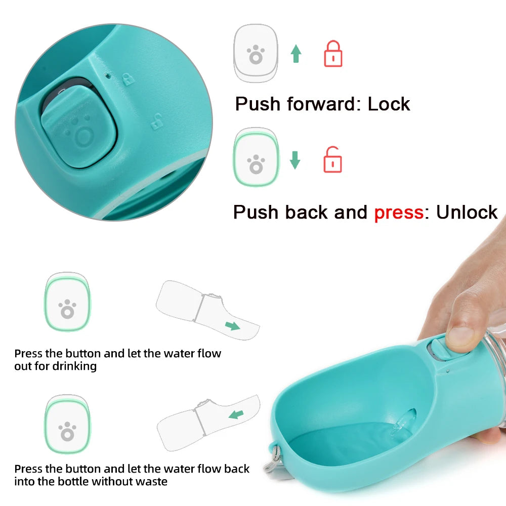 Portable Dog Water Bottle 💧 | Leak-Proof Travel Drinking Bottle