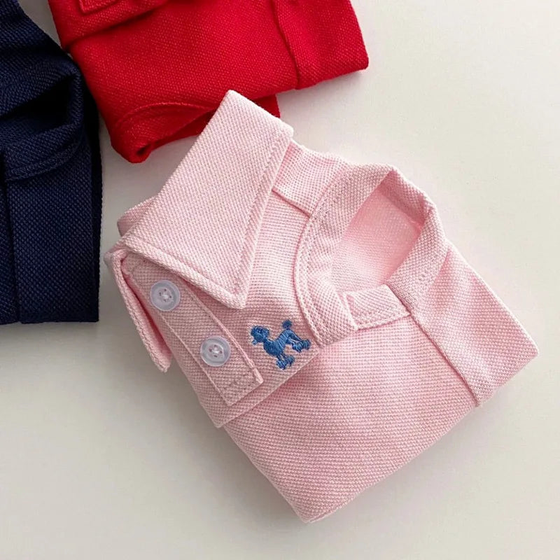 Cute Dog Polo Shirt 👕 | Soft & Breathable Pet Outfit