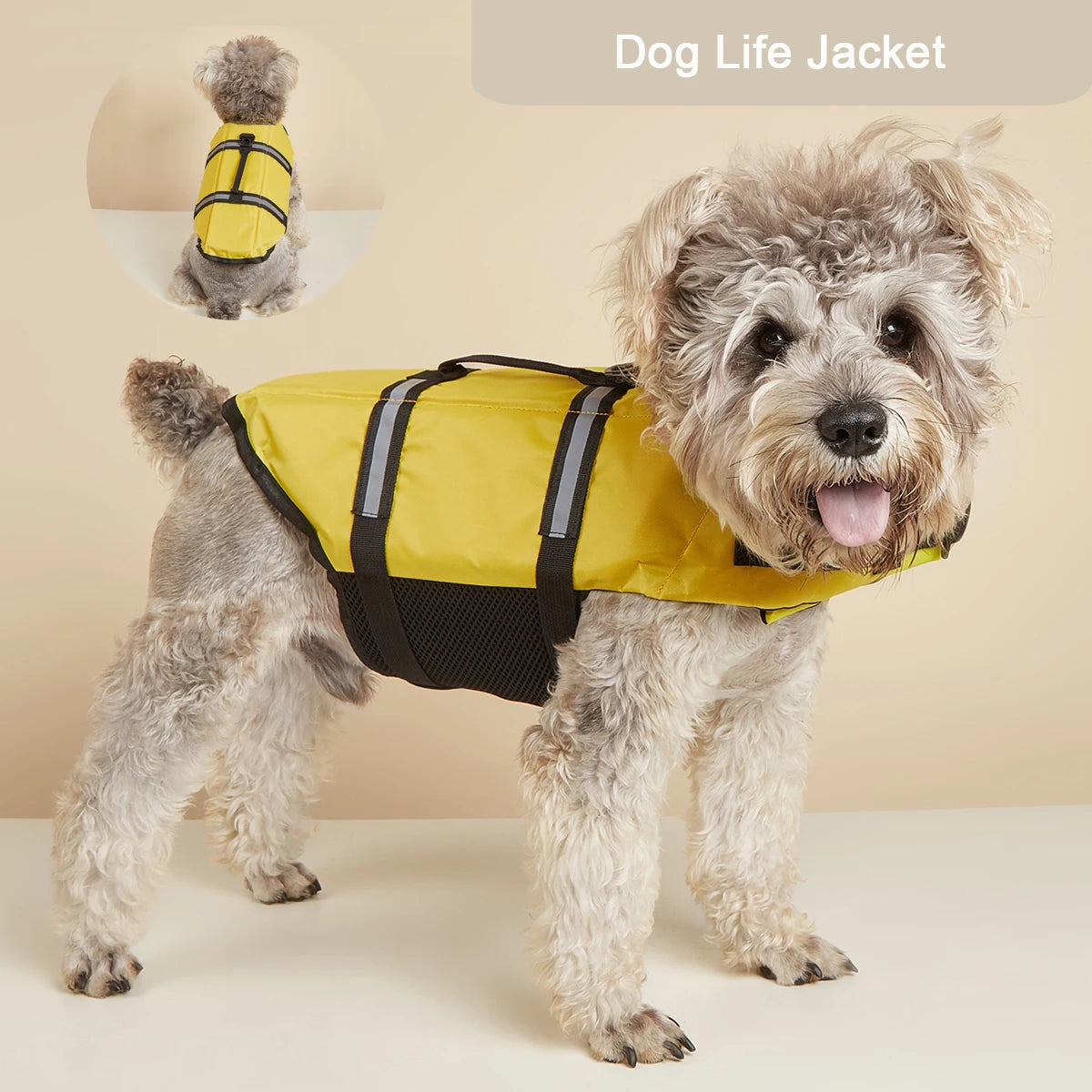 Pro Dog Life Jacket 🦺 | Reflective Adjustable Swimming Vest