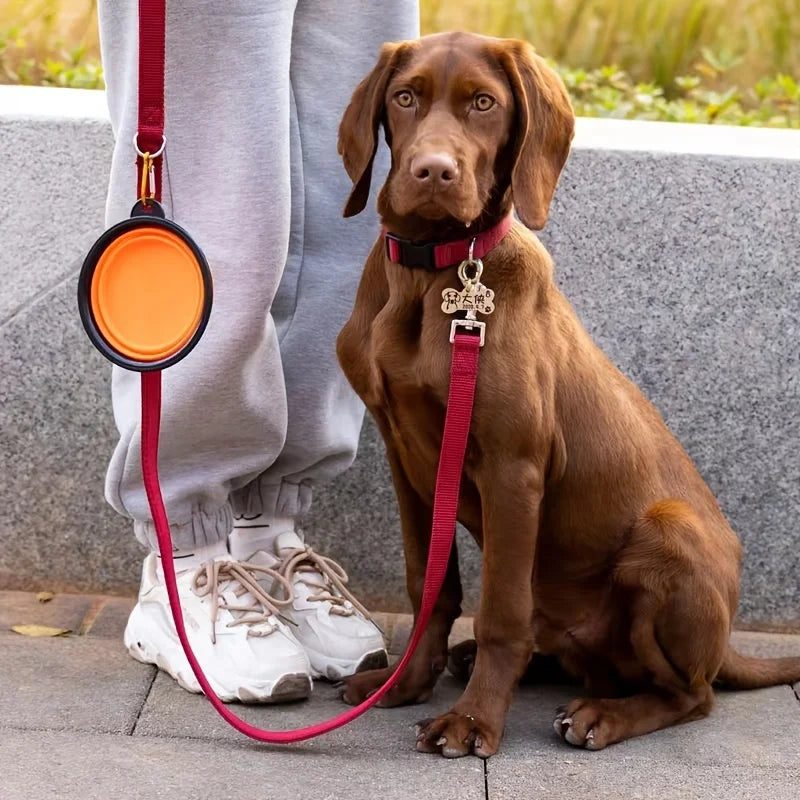 Portable Collapsible Pet Bowl 🥣 | Travel Silicone Food & Water Bowl