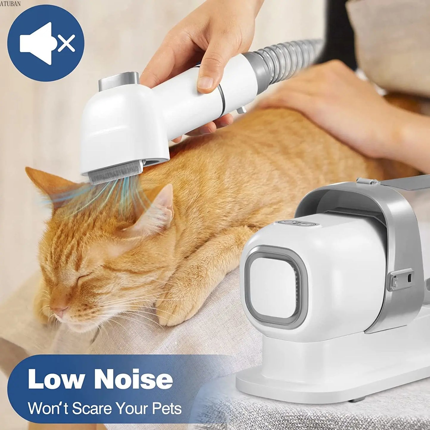 All-in-One Dog Grooming Vacuum Kit 🧹 | 2.3L Pro Pet Groomer