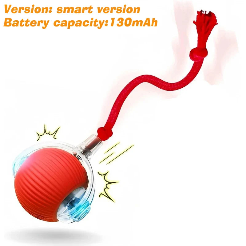 Smart Interactive Dog Ball 🎾 | Auto-Rolling & Rechargeable Toy