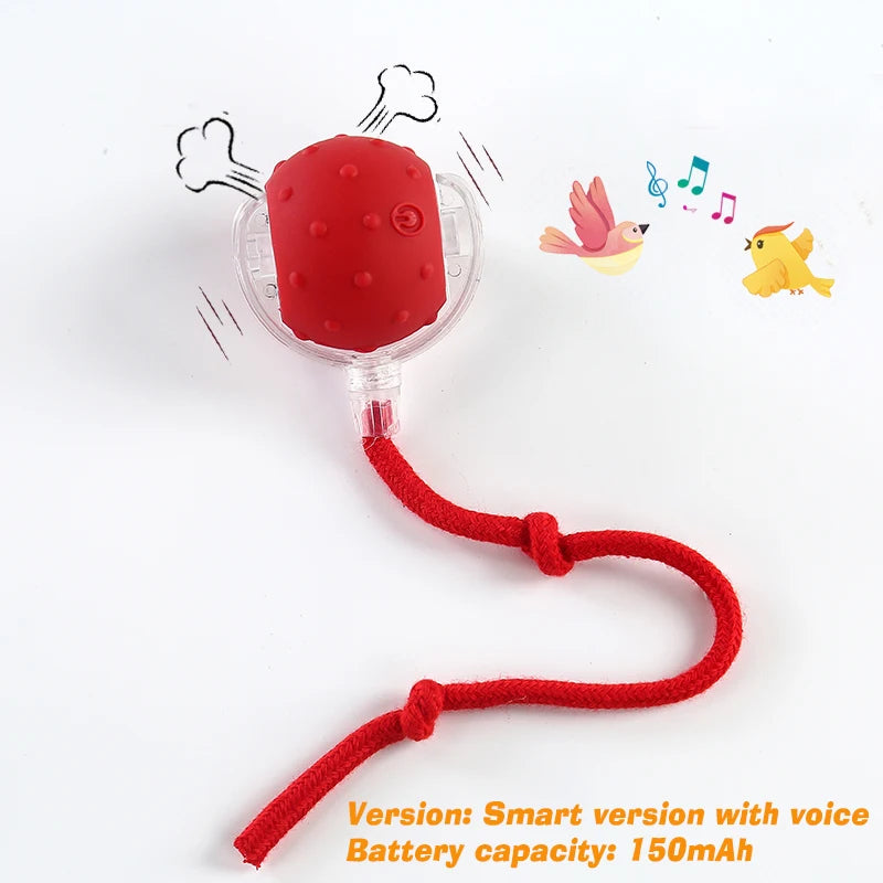 Smart Interactive Dog Ball 🎾 | Auto-Rolling & Rechargeable Toy