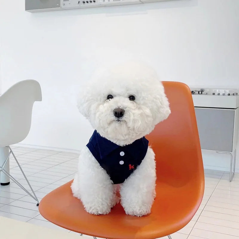 Cute Dog Polo Shirt 👕 | Soft & Breathable Pet Outfit
