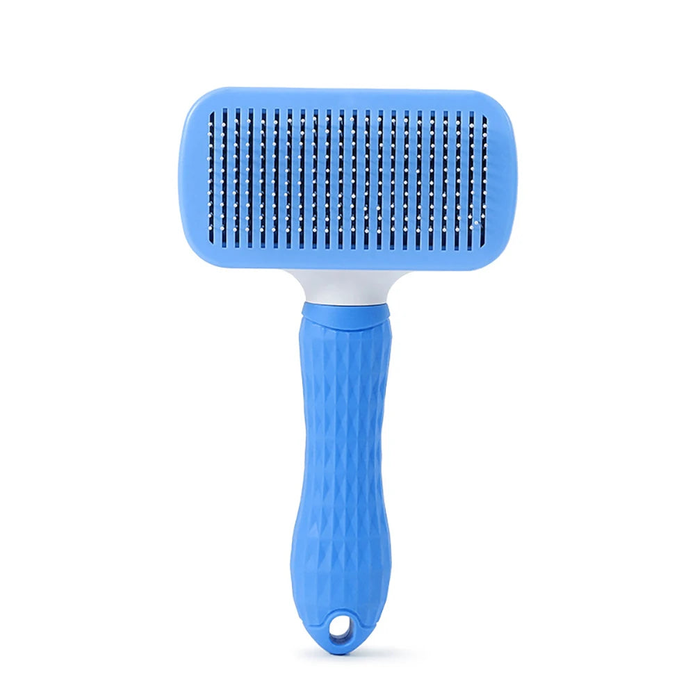 Self-Cleaning Slicker Brush 🪮 | Easy Deshedding Pet Grooming