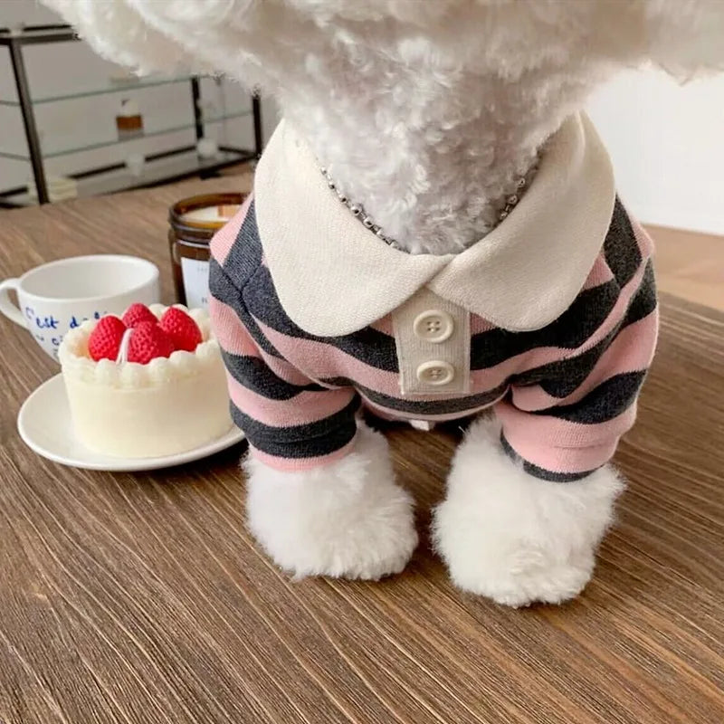 Cute Dog Polo Shirt 👕 | Soft & Breathable Pet Outfit