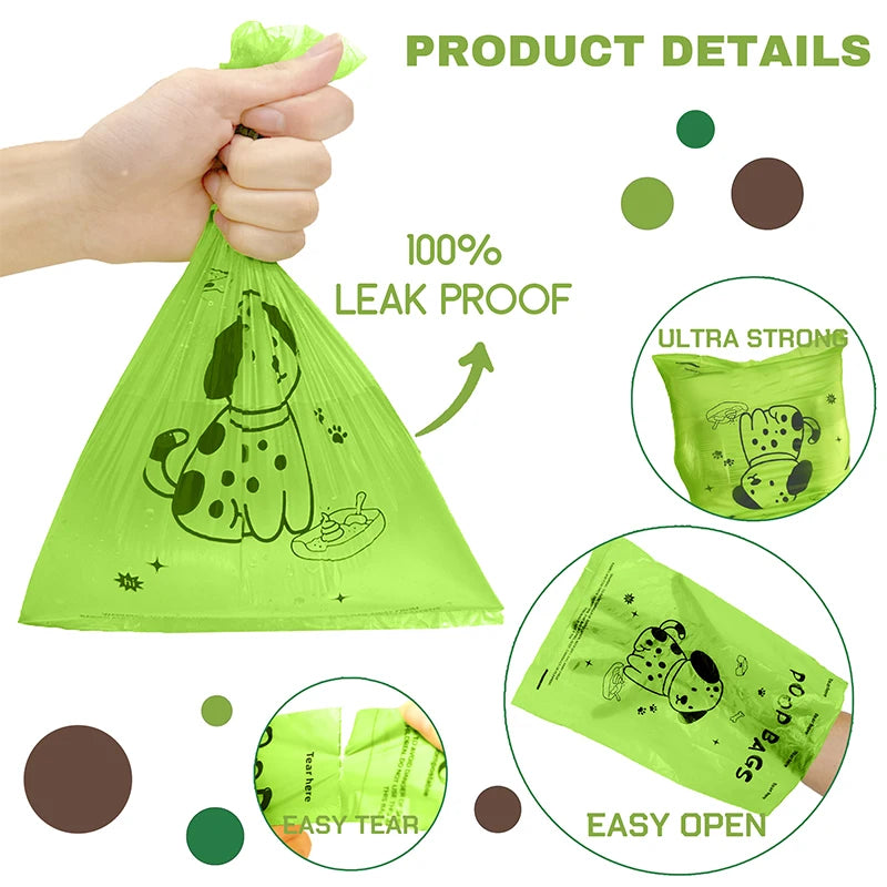 Lavender-Scented Dog Poop Bags 💩 | Biodegradable with Dispenser