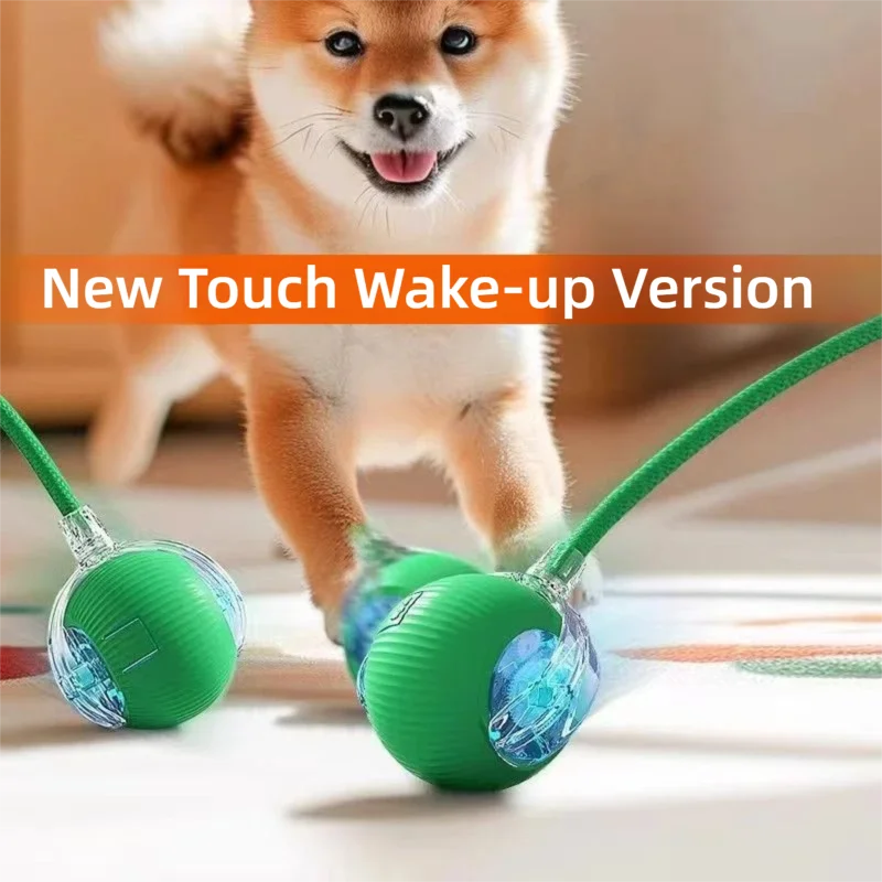 Smart Interactive Dog Ball 🎾 | Auto-Rolling & Rechargeable Toy