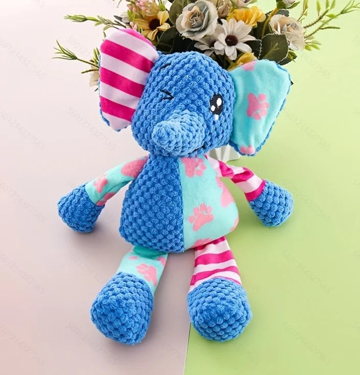 Cute Squeaky Dog Plush Toy 🧸 | Teeth-Cleaning & Bite-Resistant