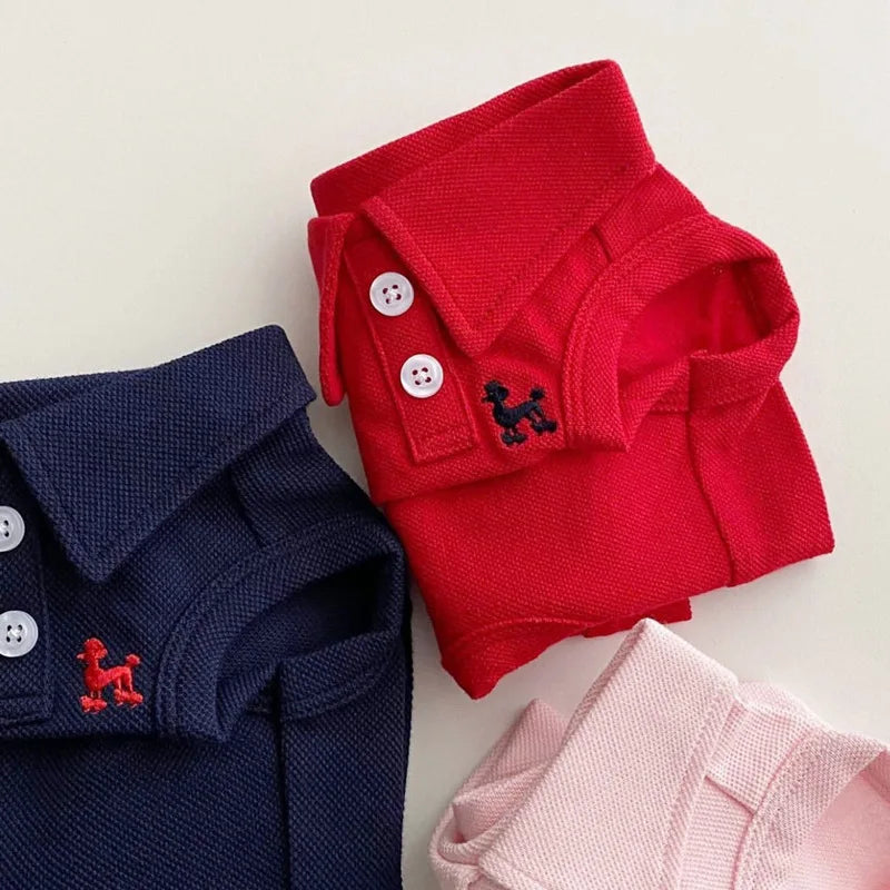 Cute Dog Polo Shirt 👕 | Soft & Breathable Pet Outfit