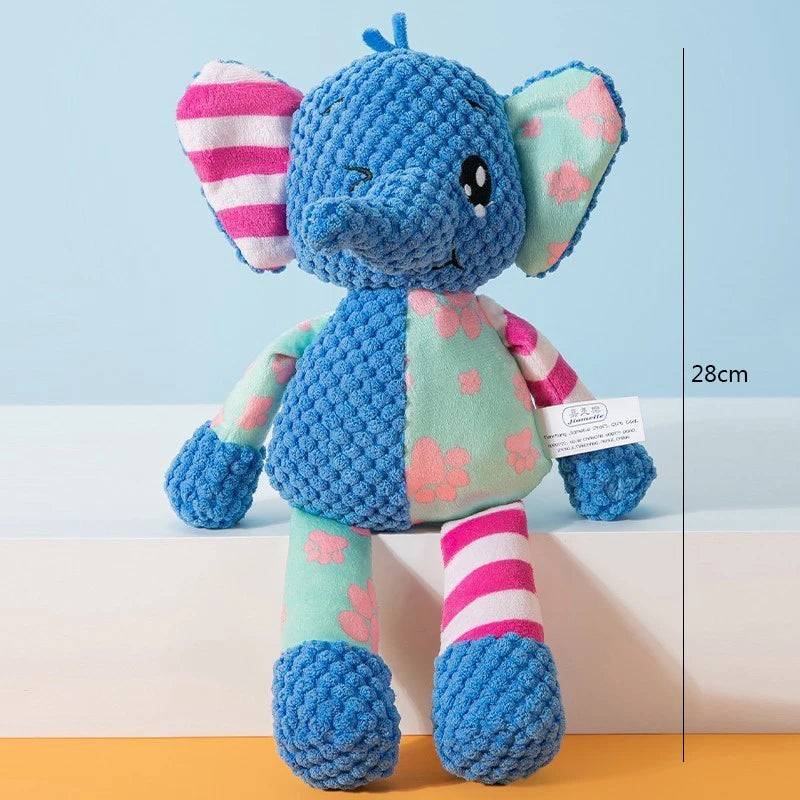 Cute Squeaky Dog Plush Toy 🧸 | Teeth-Cleaning & Bite-Resistant
