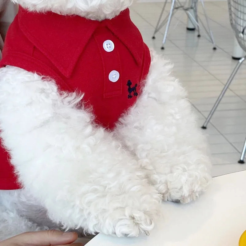 Cute Dog Polo Shirt 👕 | Soft & Breathable Pet Outfit