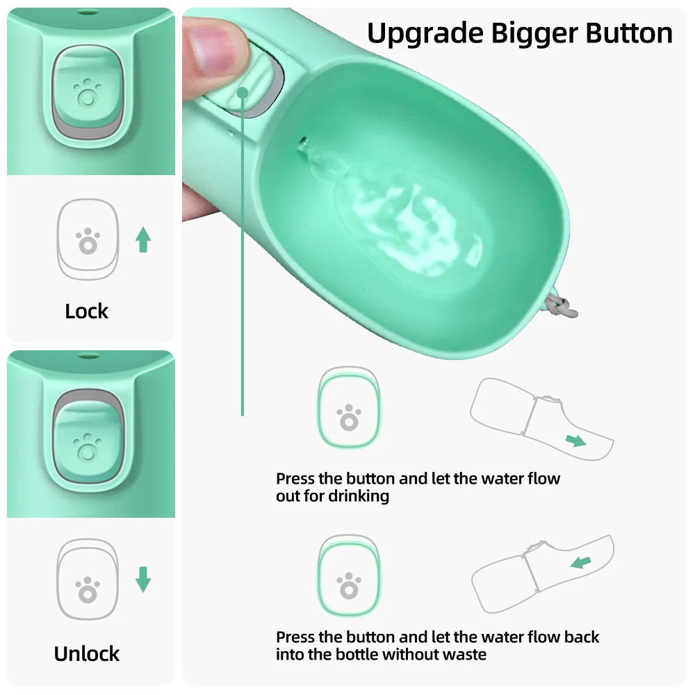 Portable Dog Water Bottle 💧 | Leak-Proof Travel Drinking Bottle