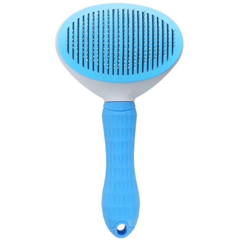 Self-Cleaning Slicker Brush 🪮 | Easy Deshedding Pet Grooming