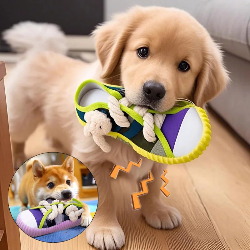 Durable Dog Chew Toy 🦴 | Teeth-Cleaning Rope Toy